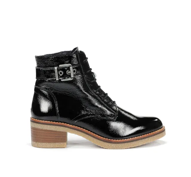 Fluchos Lucero D8686 stivaletto donna nero tacco crepe