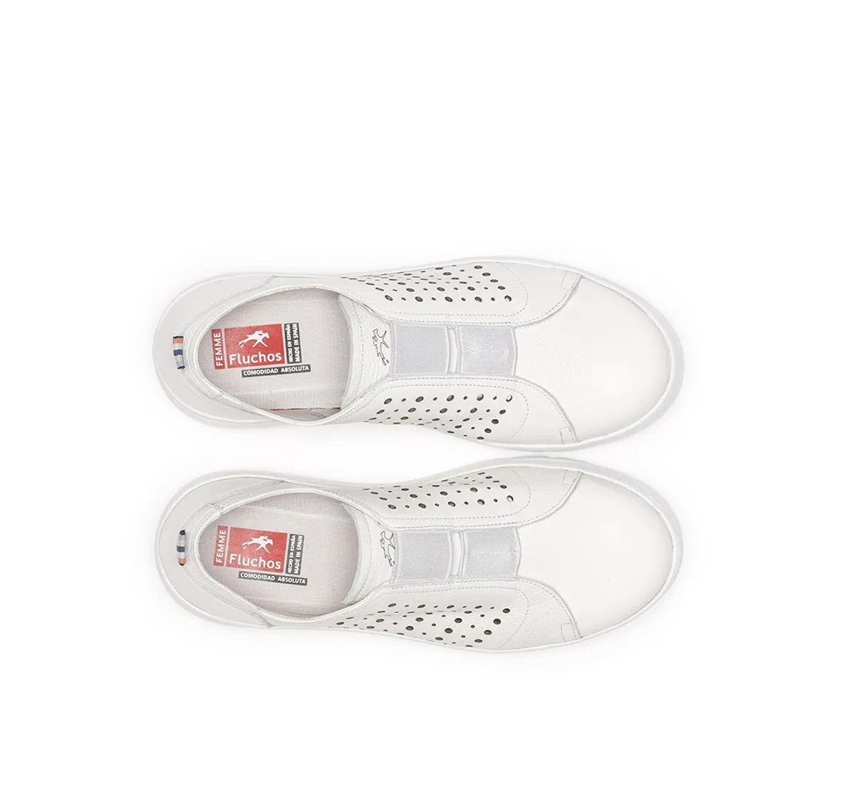 Fluchos Pompas F1423 sneakers donna bianche leggere
