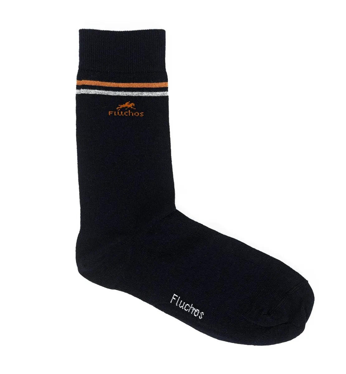 Fluchos CA0009 calzini uomo lunghi blu 2 paia sportivi