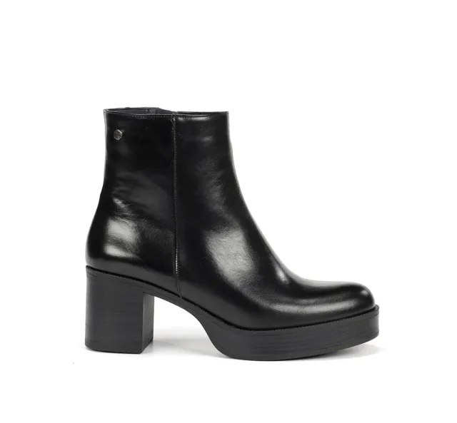 Fluchos Dorking Bowy D9591 stivaletti donna neri tacco