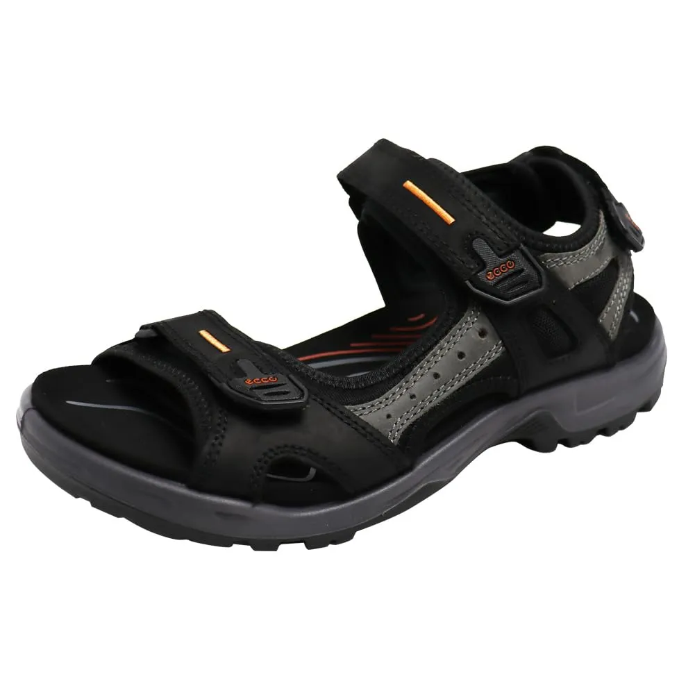 Ecco Irving Fisherman sandali uomo Vetiver pelle