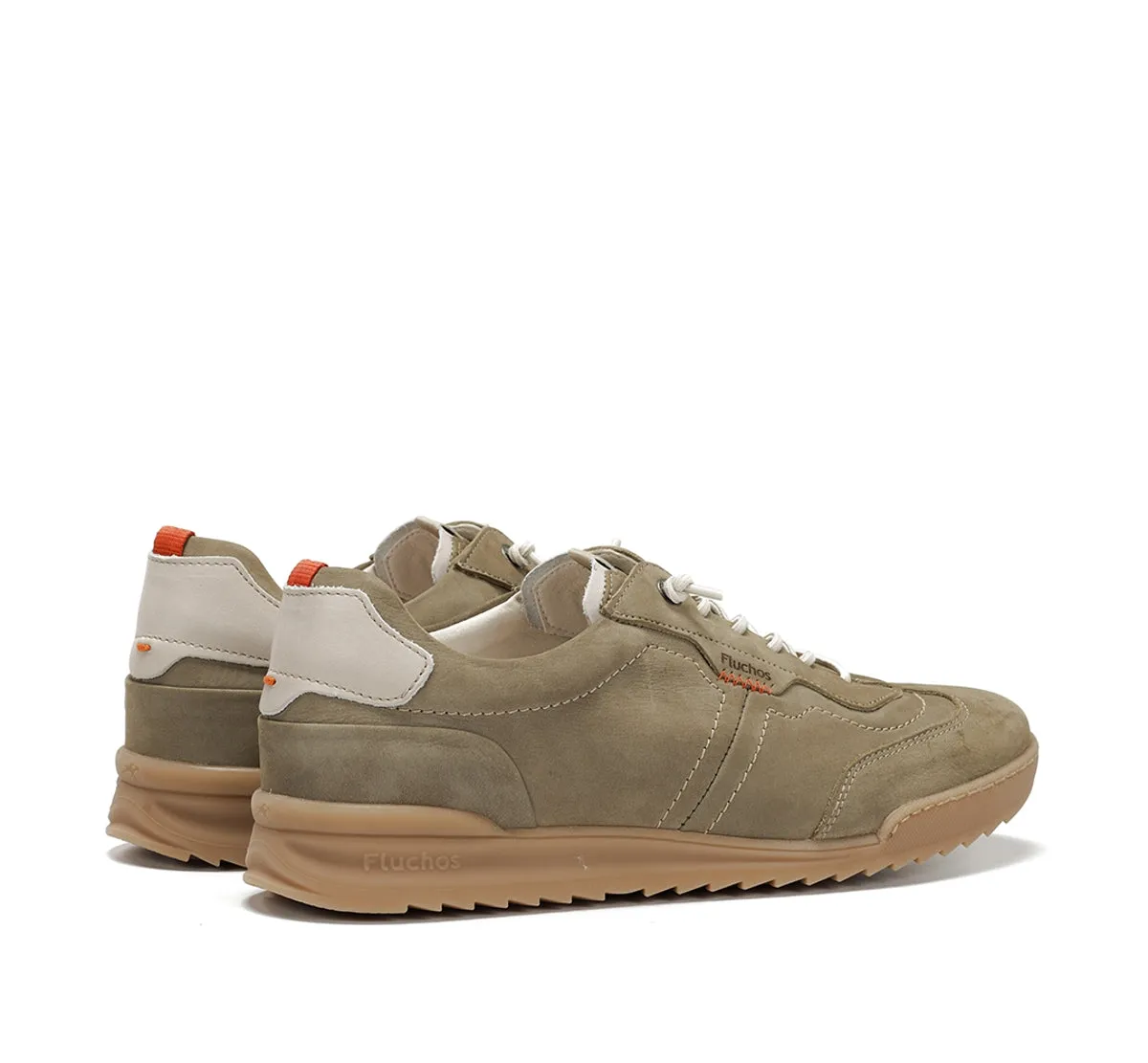 Fluchos Elder F2383 sneaker uomo verde suola dentellata