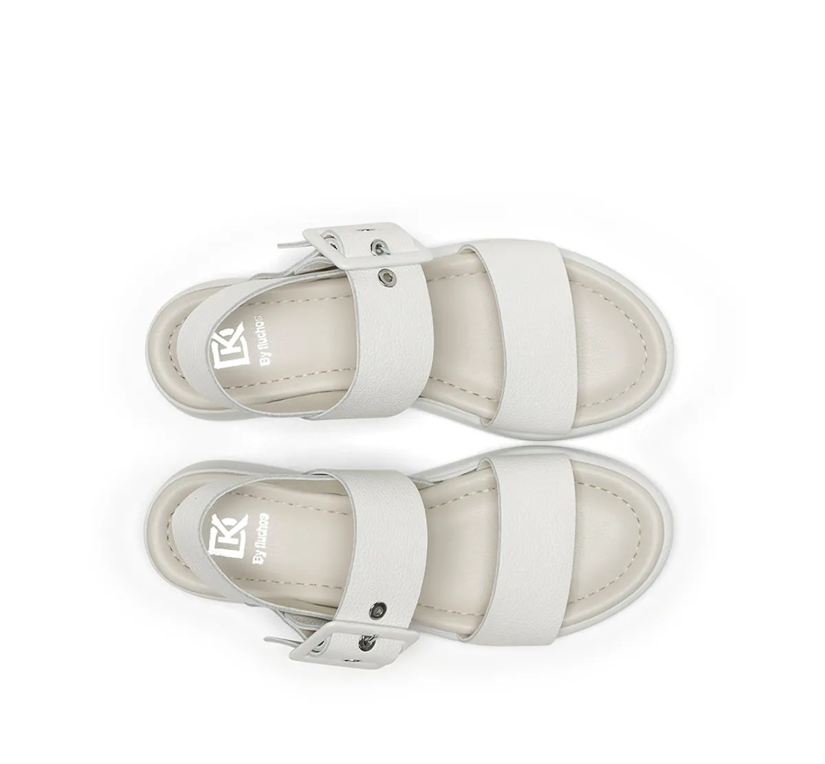 Dorking Slam D9088 sandali donna bianchi fibbie