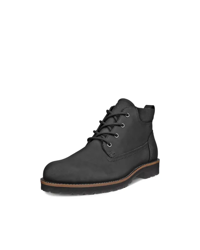 Ecco Charlestown chukka uomo nere impermeabili