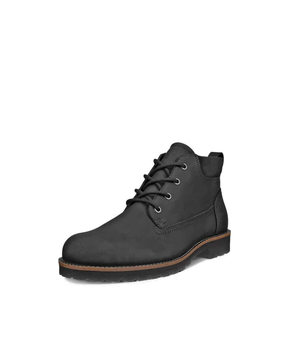 Ecco Charlestown chukka uomo nere impermeabili