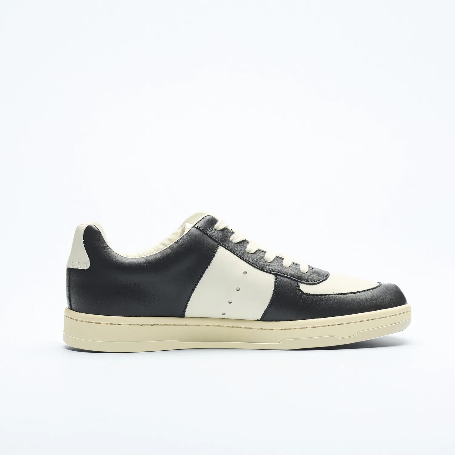 Tabito Leap Trainer-Low tabito56 sneakers bianco-nero pelle