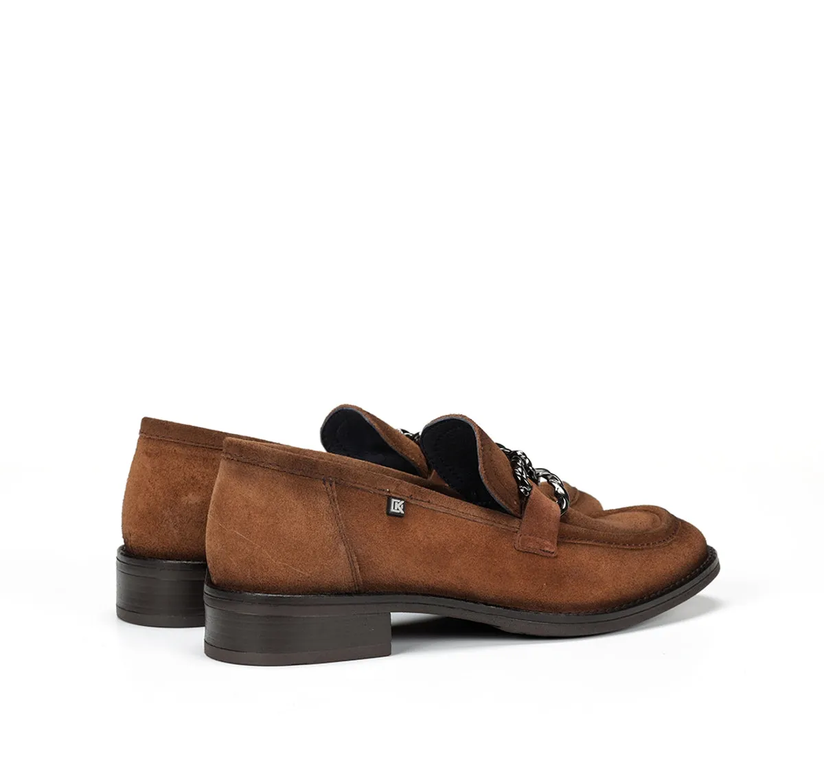 Fluchos Harvard D9117 mocassini donna marroni pelle