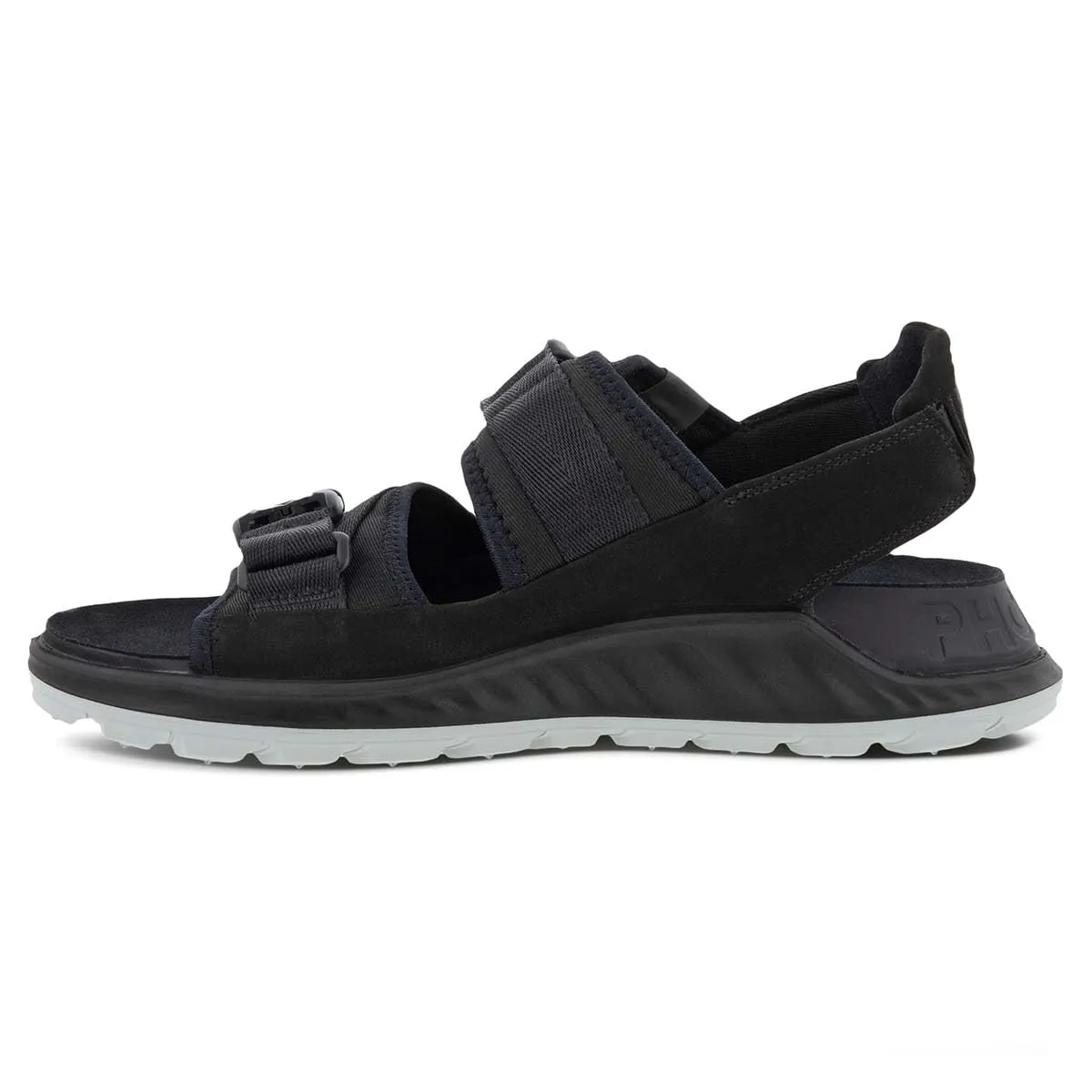 Ecco Exowrap M 3s sandali uomo nero trekking leggero