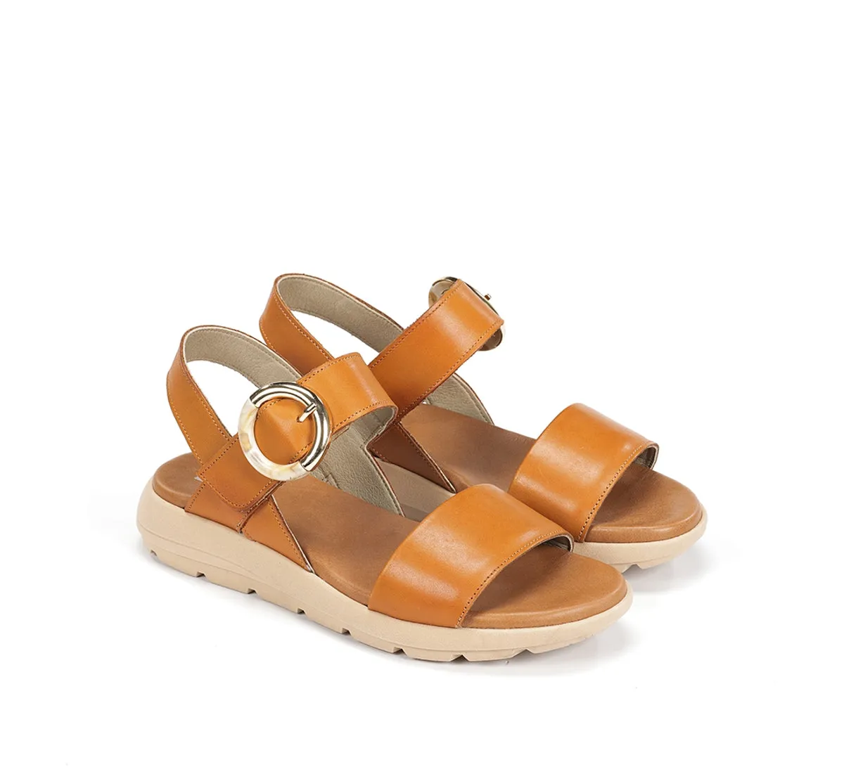 Fluchos Gandia D9468 sandalo donna marrone leggero