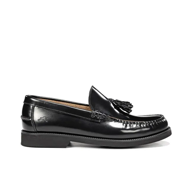 Fluchos Stamford F0047 mocassini uomo neri pelle