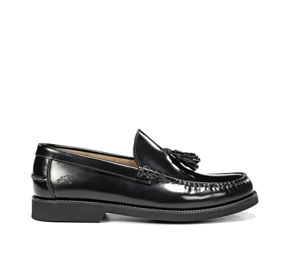 Fluchos Stamford F0047 mocassini uomo neri pelle