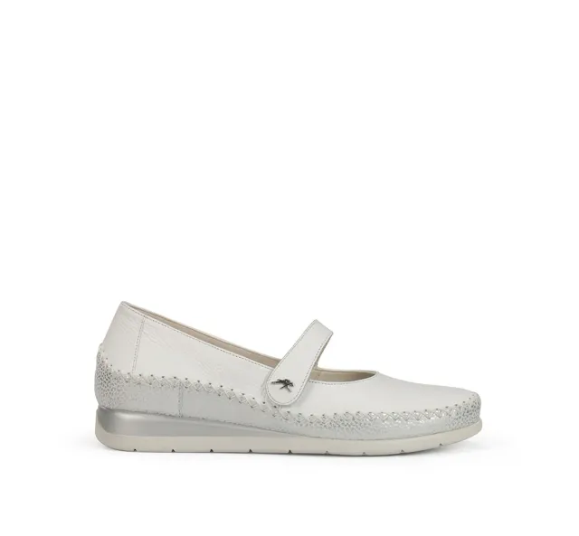 Fluchos Sella F2146 scarpe donna bianche zeppa leggera