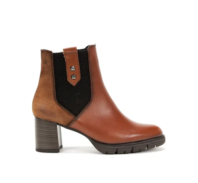 Dorking Camyl D8850 stivaletti donna marroni tacco alto
