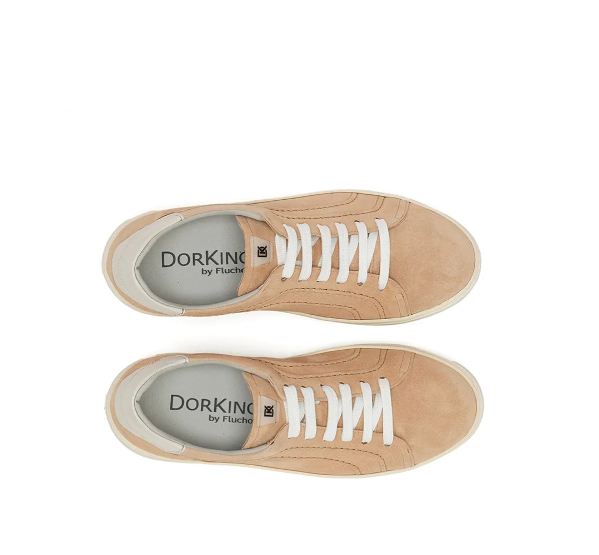 Fluchos Yet D9646 sneakers donna taupe pianta larga