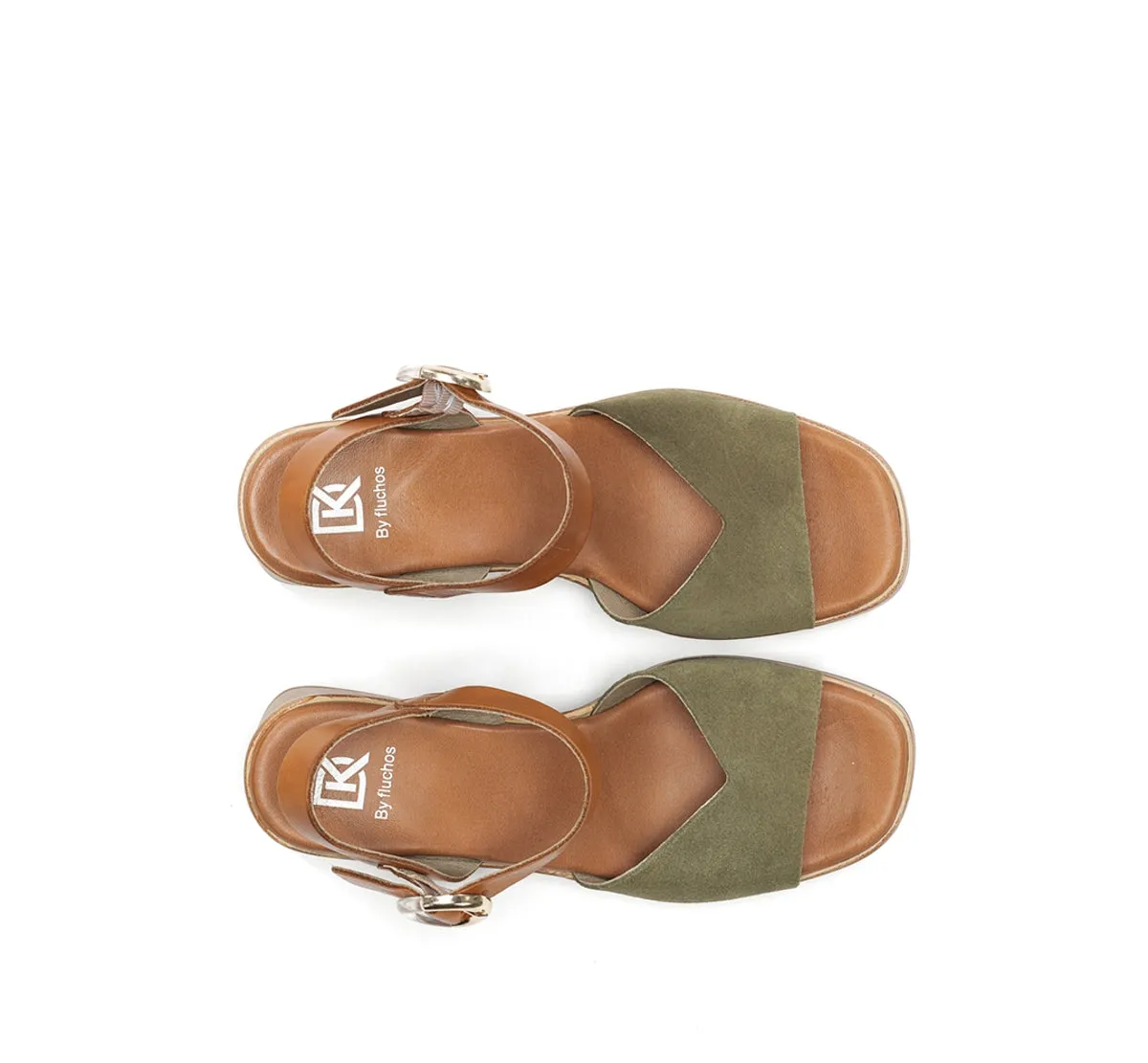 Fluchos Diamond D9287 Sandali Donna Verde Tacco