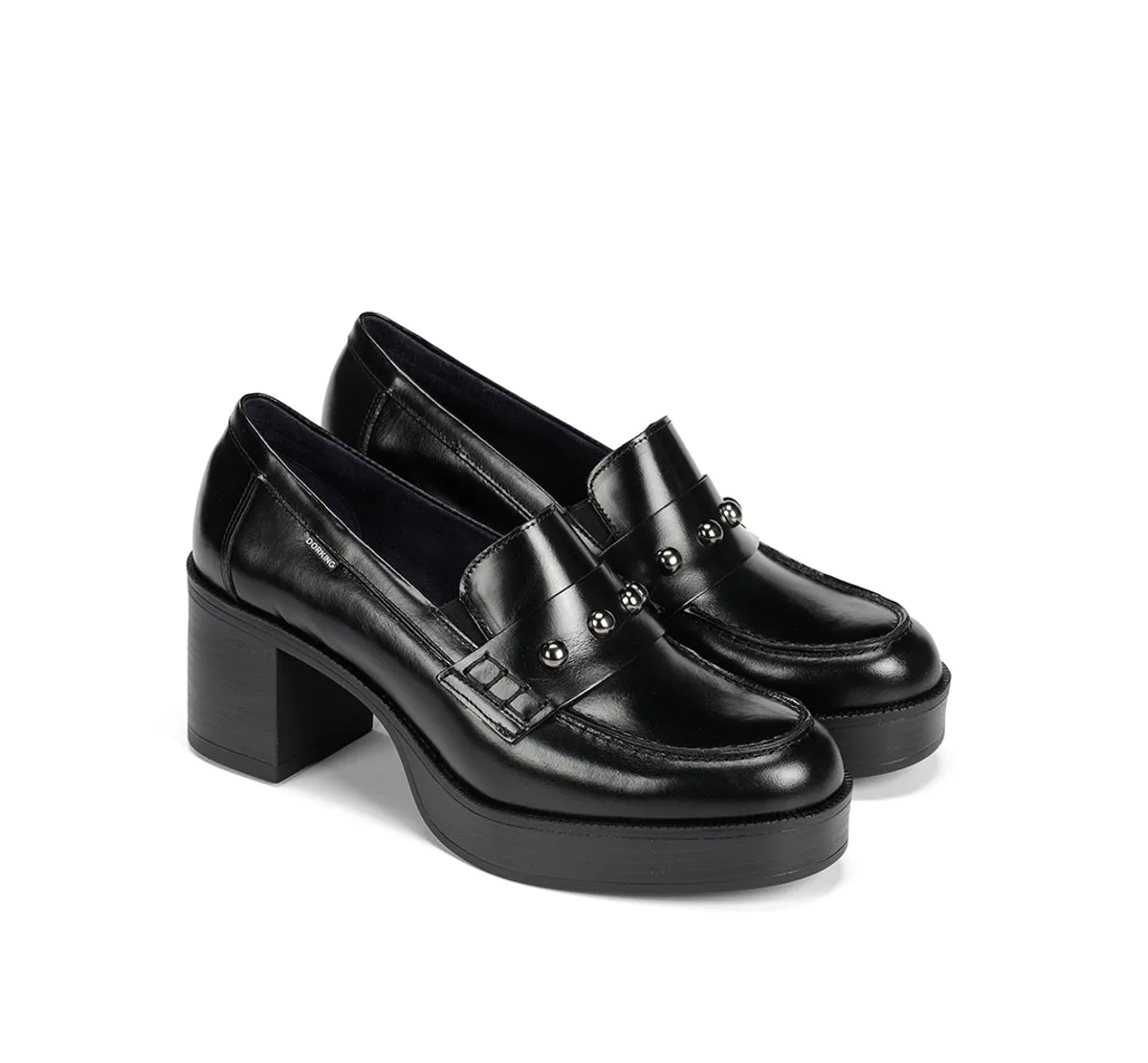 Dorking Bowy D9586 stivaletto donna nero con tacco