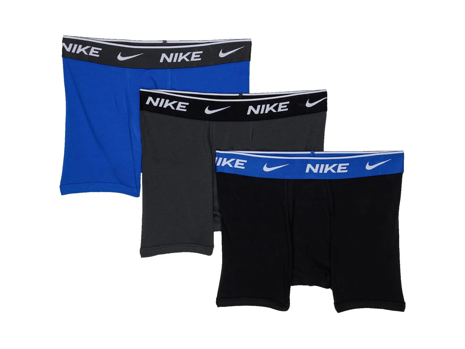 Nike Everyday boxer bambino nero cotone stretch pacco da 3