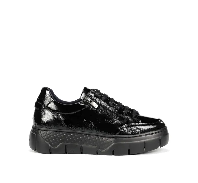 Fluchos Ilia F2306 sneakers donna nere con zeppa