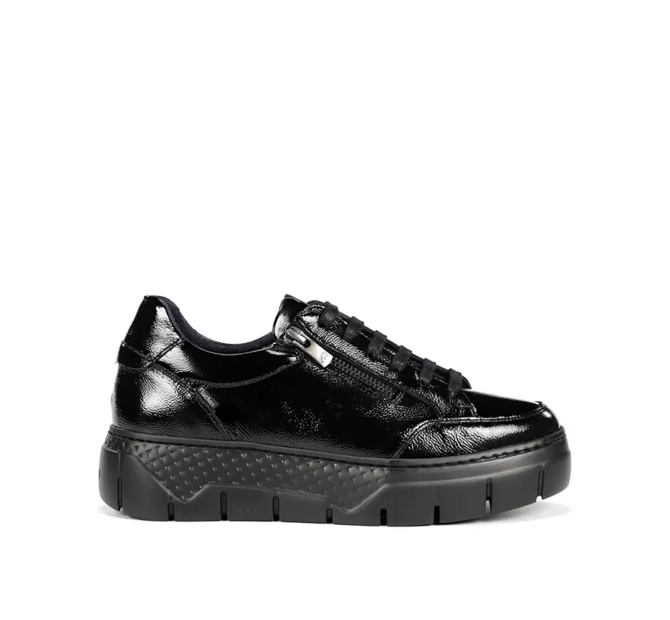 Fluchos Ilia F2306 sneakers donna nere con zeppa