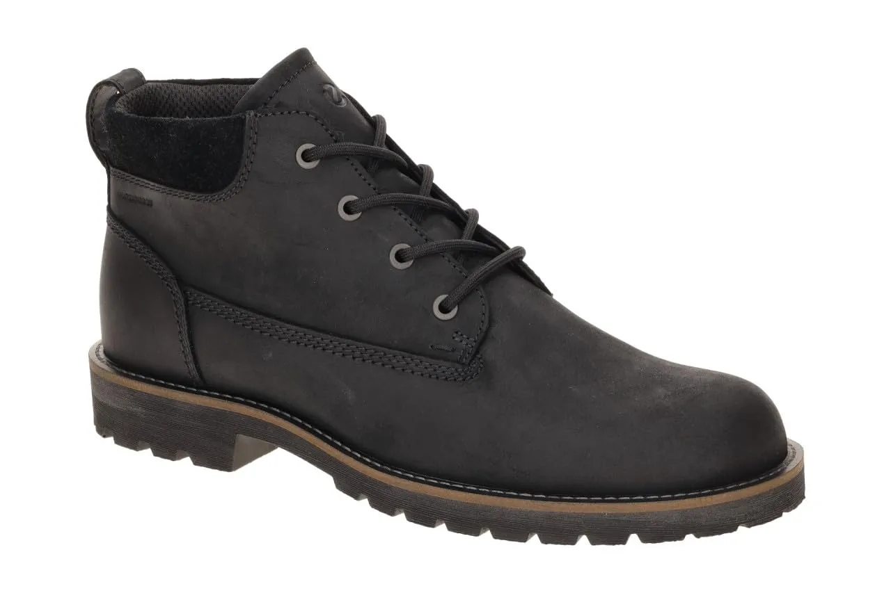 Ecco Charlestown chukka uomo nere impermeabili