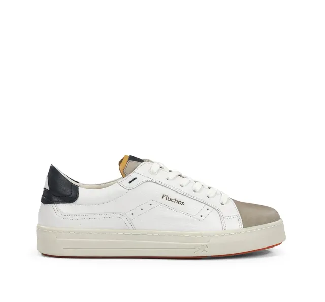 Fluchos Nemo F2218 Sneakers Uomo Bianche Suola Alta