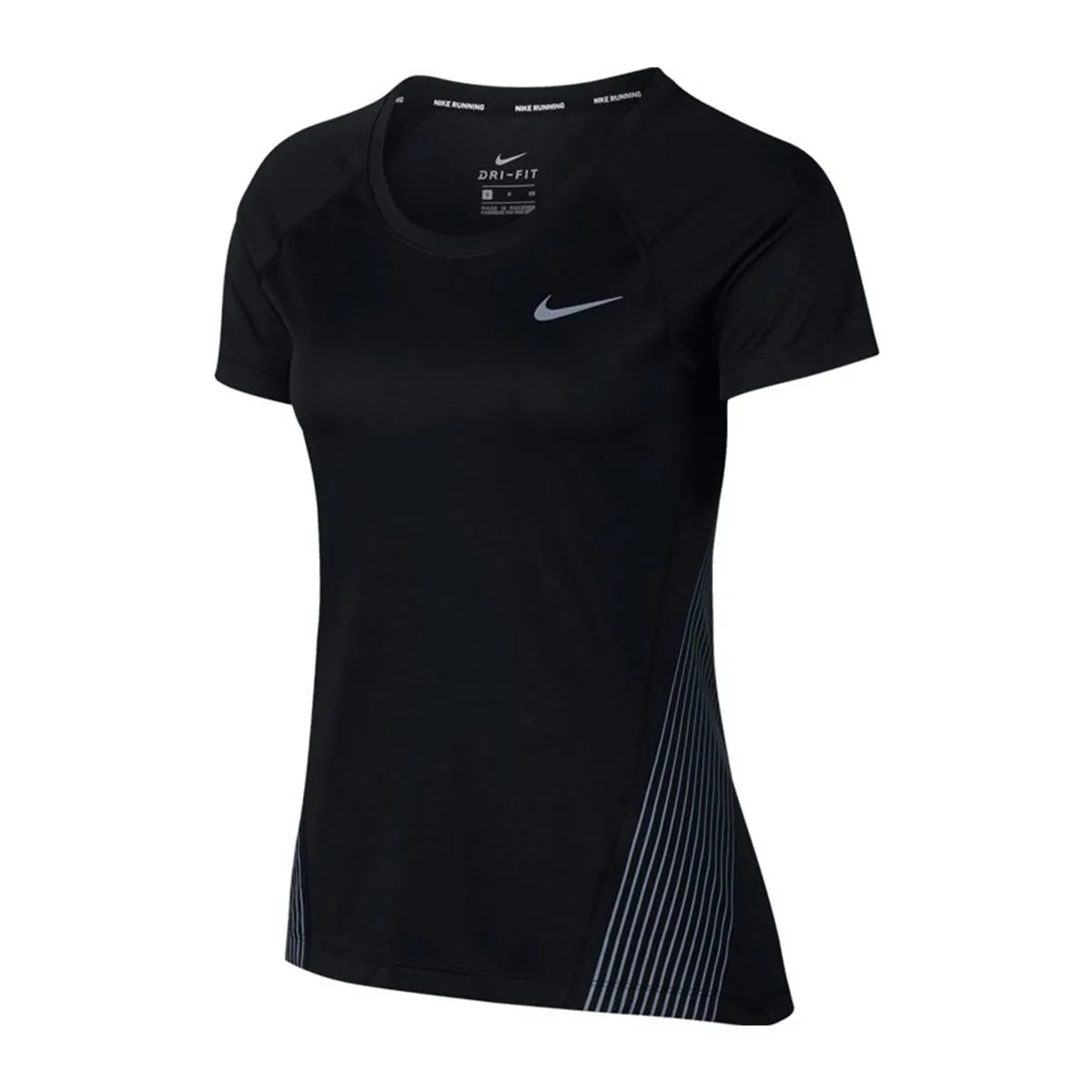 Nike Dry Miler Flash canotta donna grigia Dri-Fit