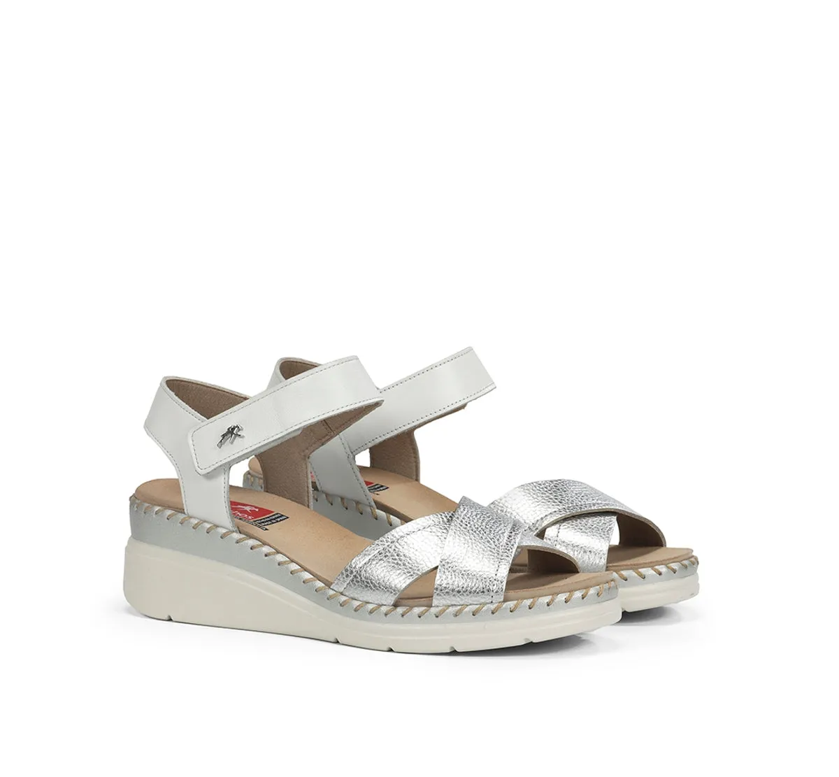 Fluchos Leza F2139 sandalo donna argento flessibile