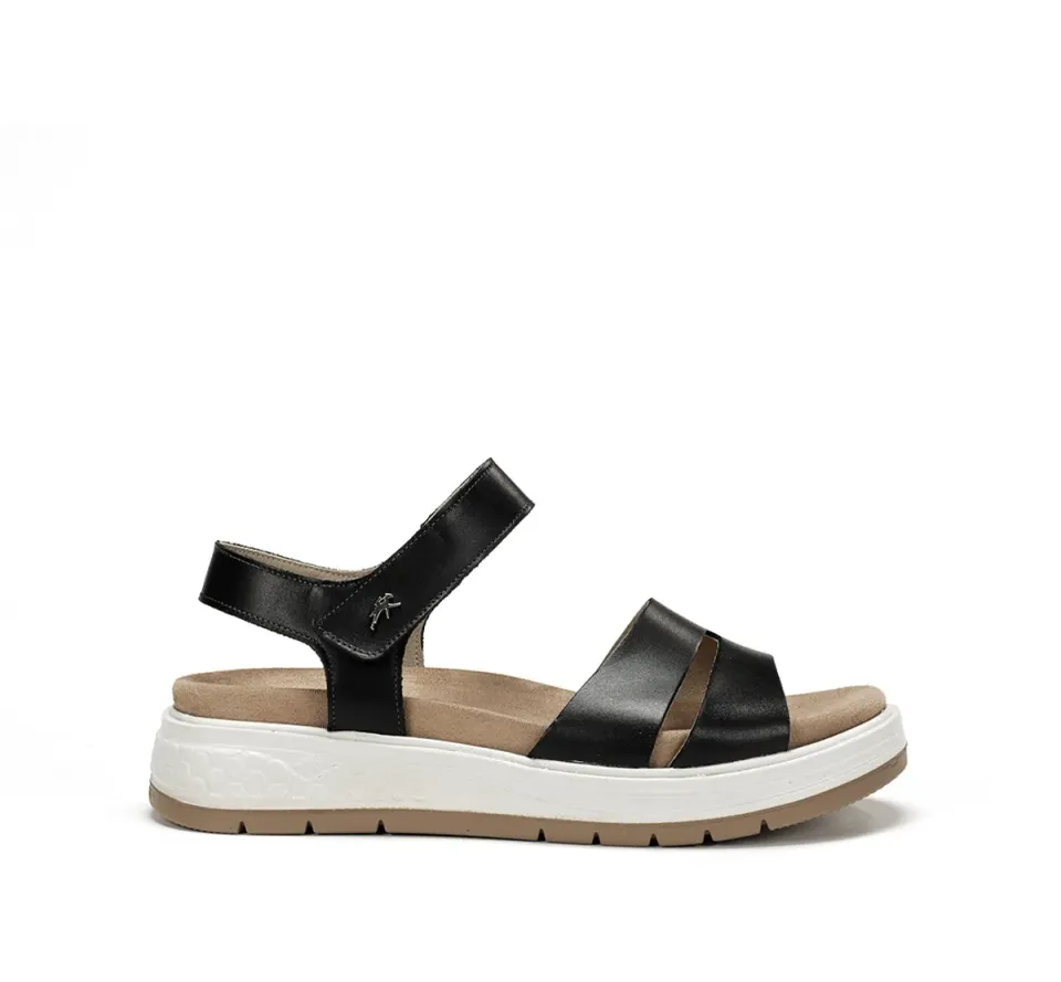 Fluchos Street F2006 Sandali Neri Donna Comodi