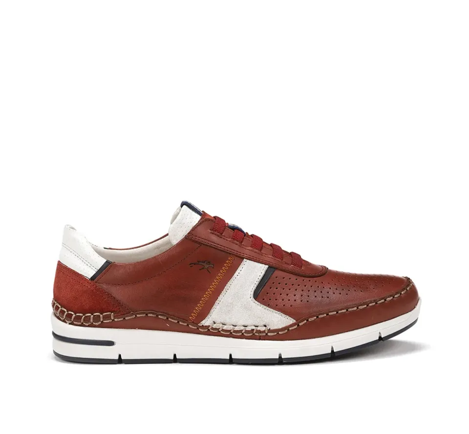 Fluchos Yannic F1443 sneakers uomo rosse suola bicolore
