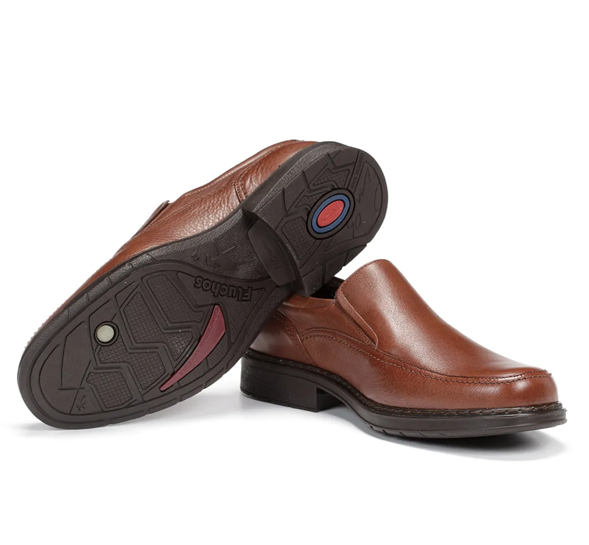 Fluchos Clipper 9578 slip on uomo marroni pelle