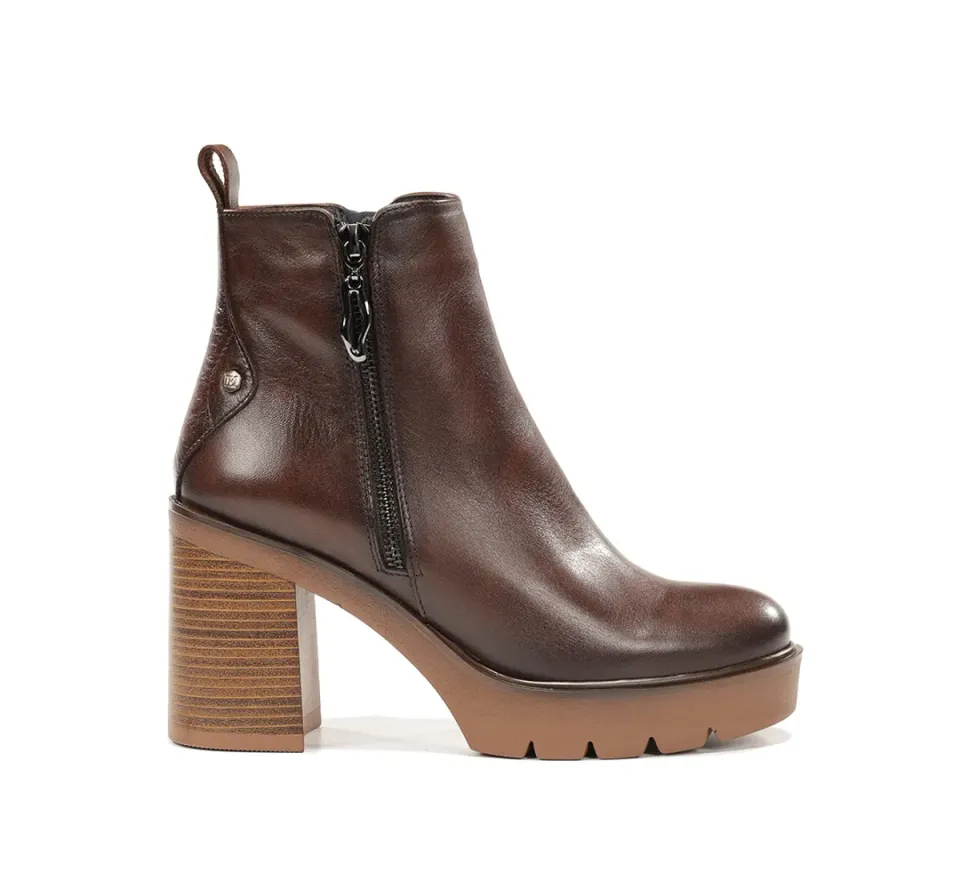 Dorking Alert D9562 stivaletti donna marroni tacco