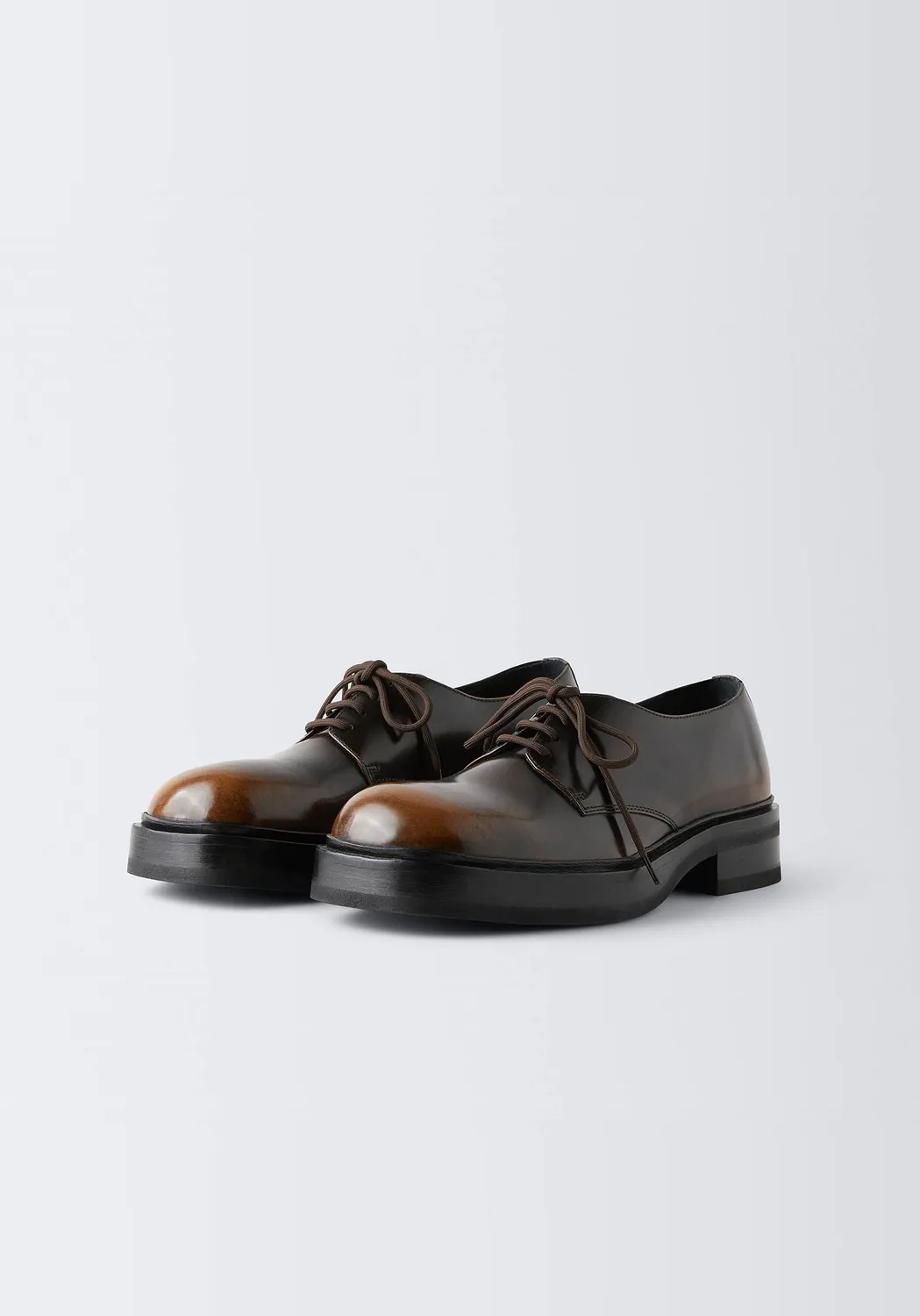 Eytys Savoy derby pelle ambra bicolore