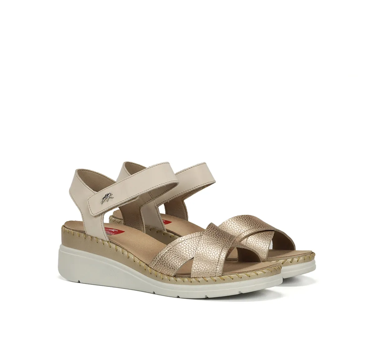 Fluchos Leza F2139 Sandali Oro Donna