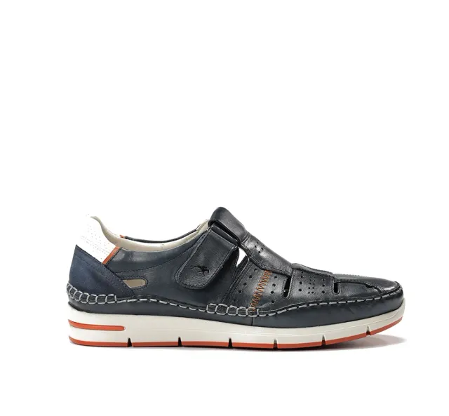 Fluchos Yannic F1444 sandali uomo blu con lacci
