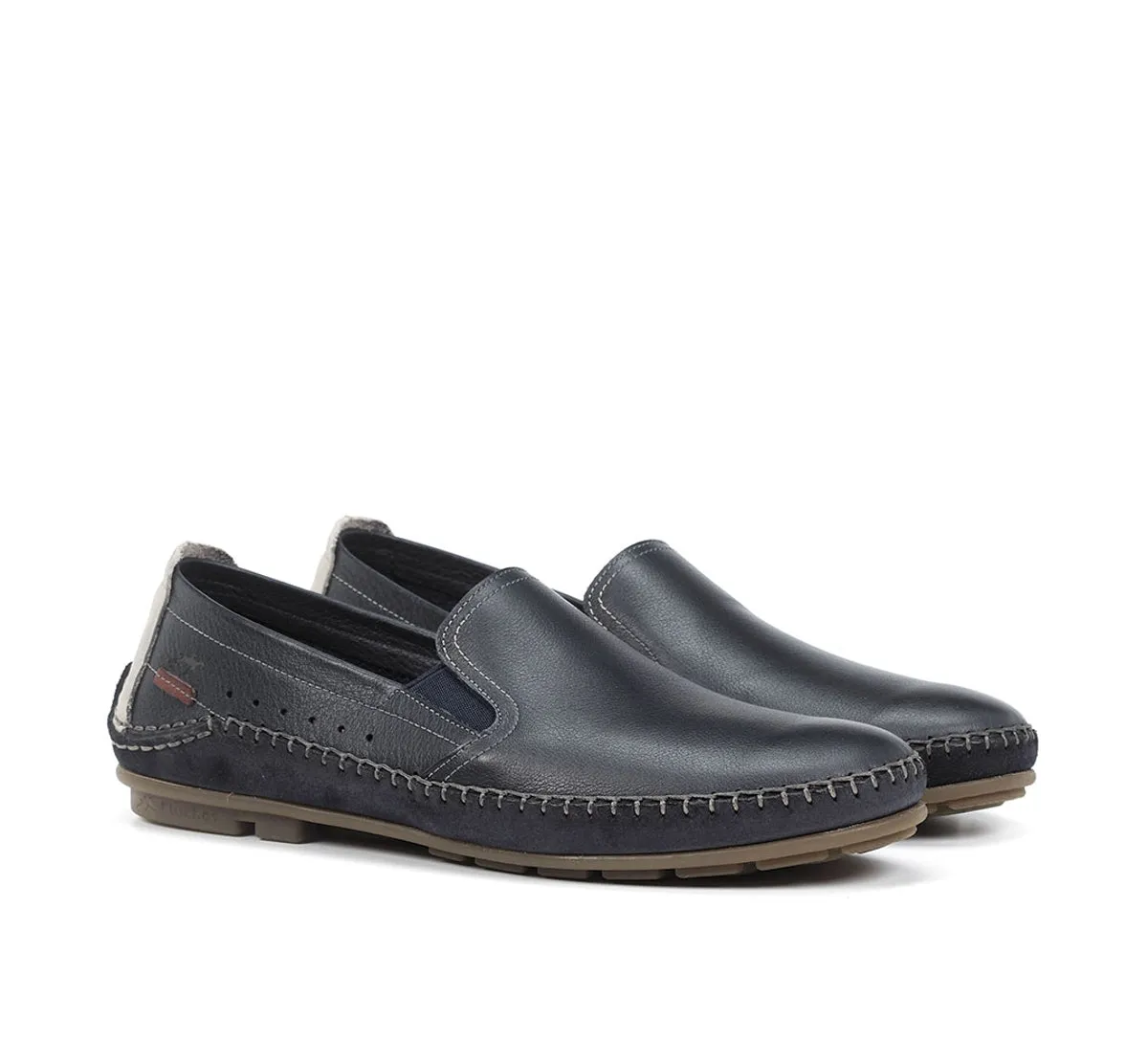 Fluchos Dorian F1174 mocassini uomo blu comfort