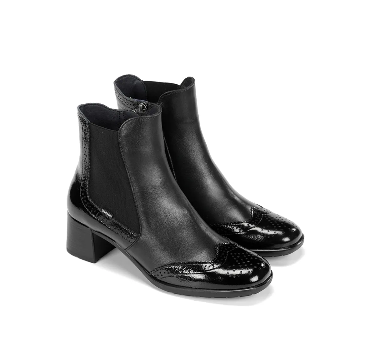Fluchos Dorking Ikia D9368 tronchetto nero fibbie