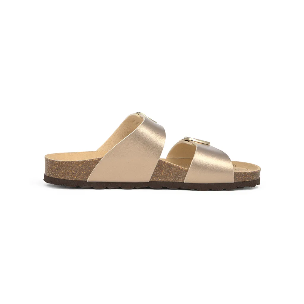 Suecos Vind sandali donna taupe pianta piatta