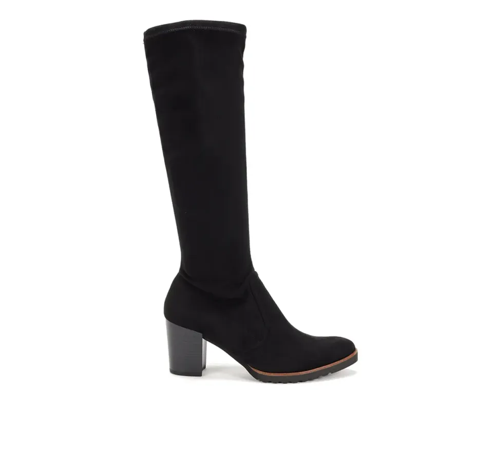 Fluchos Thais D7890 stivale donna nero con tacco