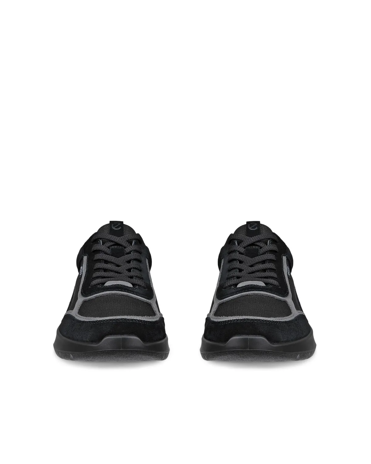 Ecco City Stride sneakers uomo pelle lacci neri