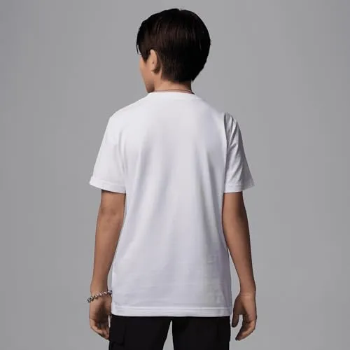 Jordan Logo t-shirt bambino S bianca cotone