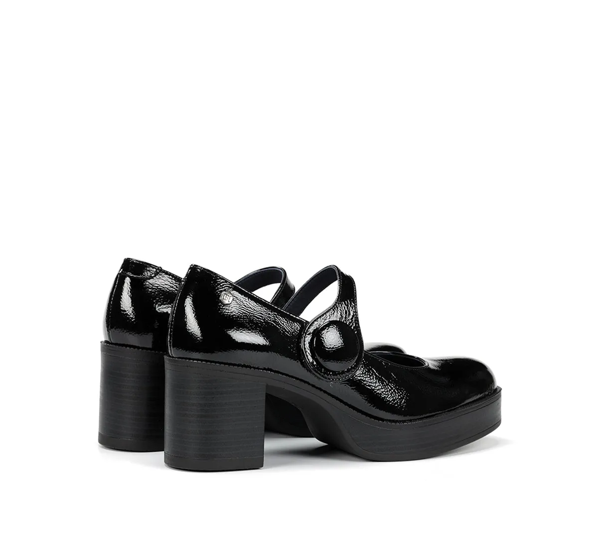 Fluchos Bowy D9588 tronchetto donna nero tacco zip