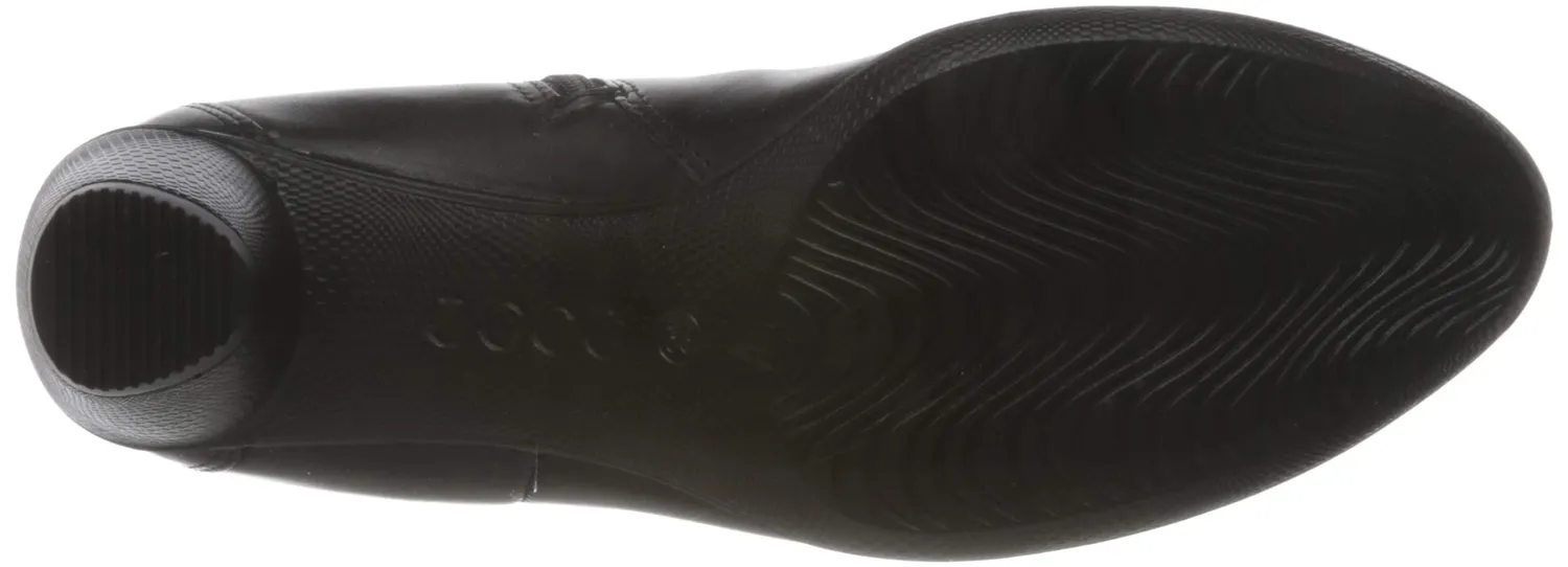 Ecco Sculptured 45 stivaletti donna neri tacco comodo