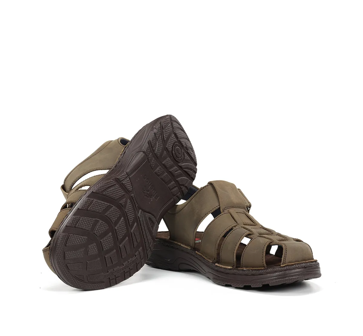 Fluchos Azores F2198 sandali uomo verde velcro