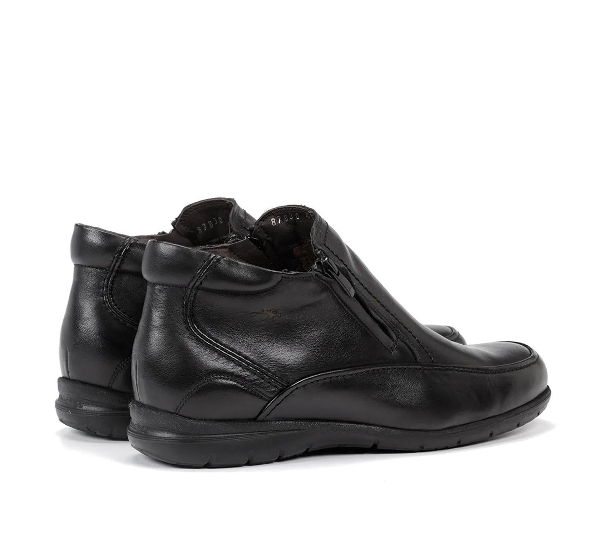 Fluchos Luca 87830 stivaletti uomo neri pelle