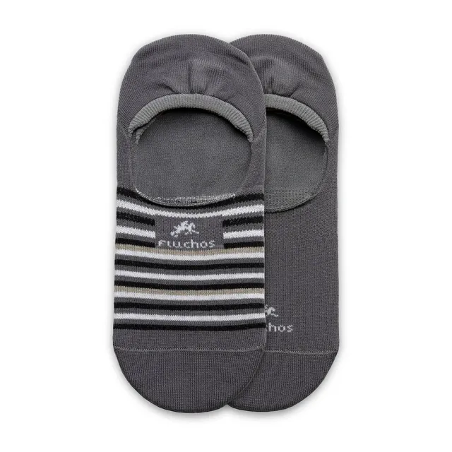 Fluchos CA0002 fantasmini uomo grigi 2 paia cotone