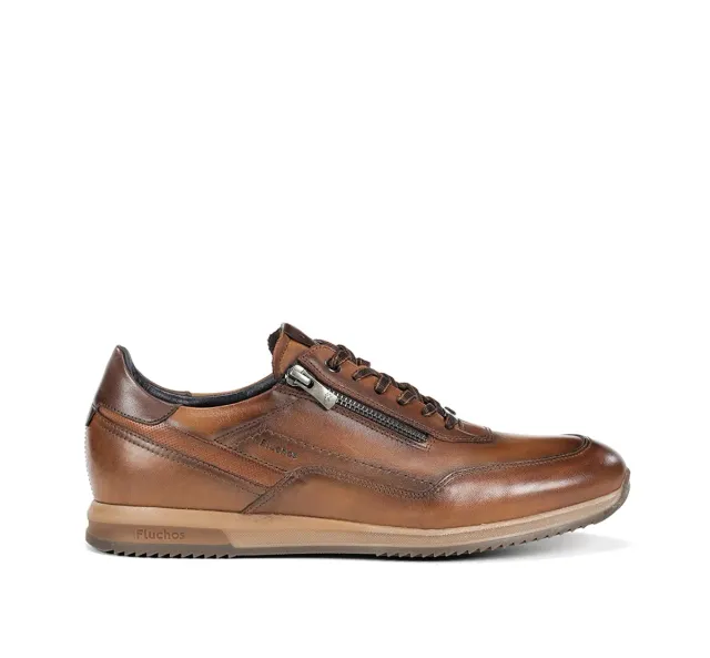 Fluchos Samir F2264 sneakers uomo marroni casual