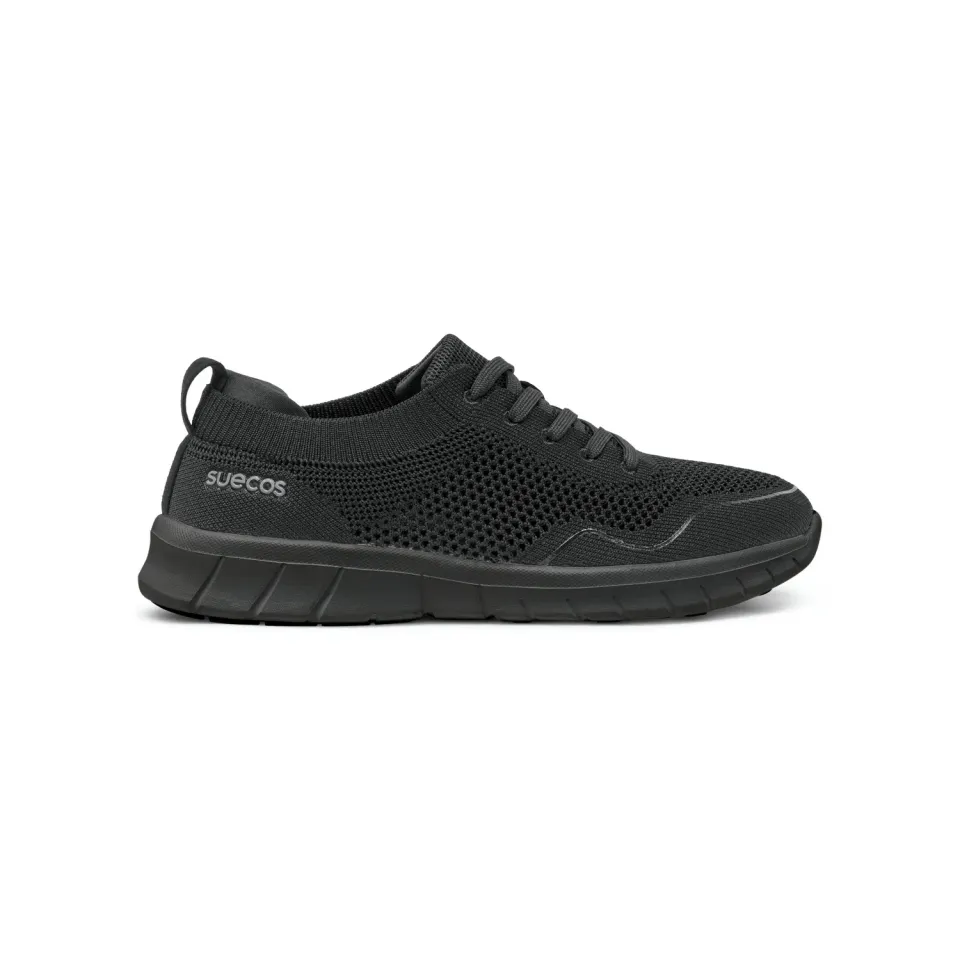 Suecos Lätt scarpe lavoro unisex nere in mesh