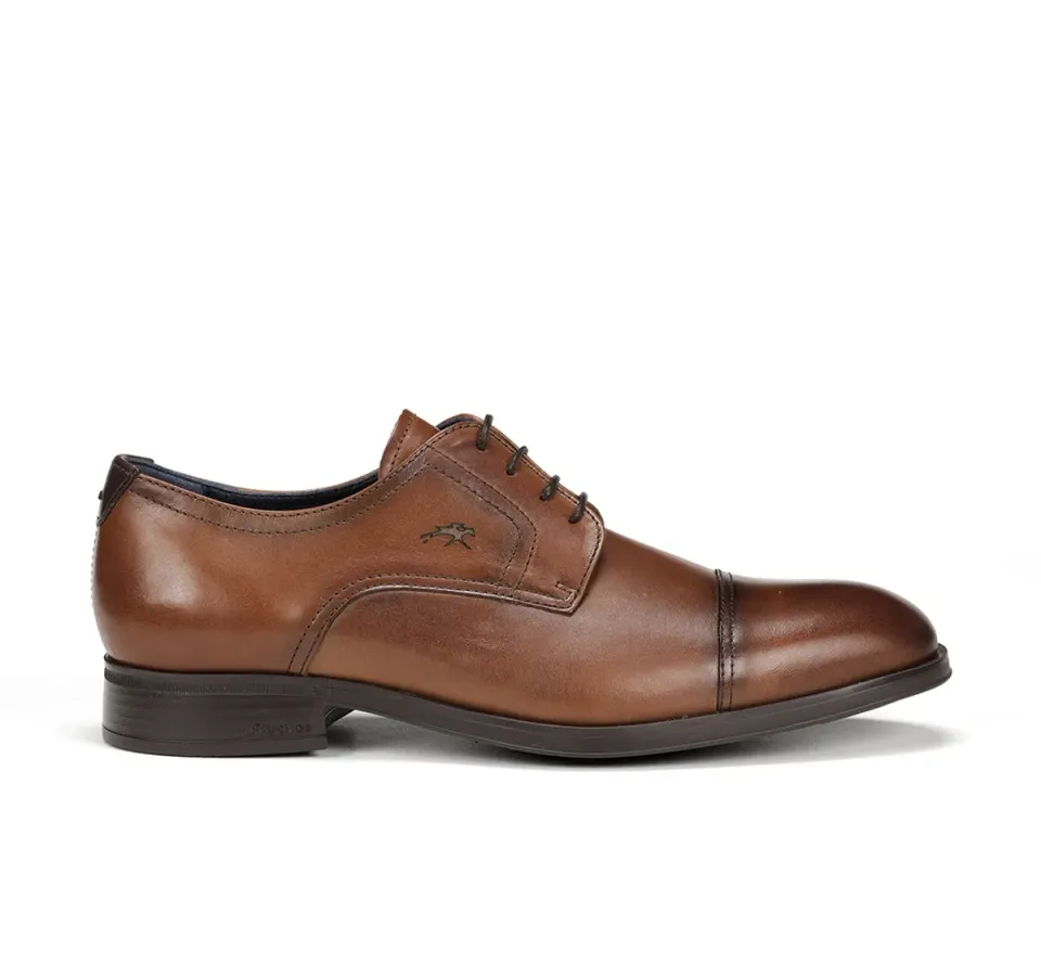 Fluchos Asgard F1885 scarpe uomo marroni pelle liscia