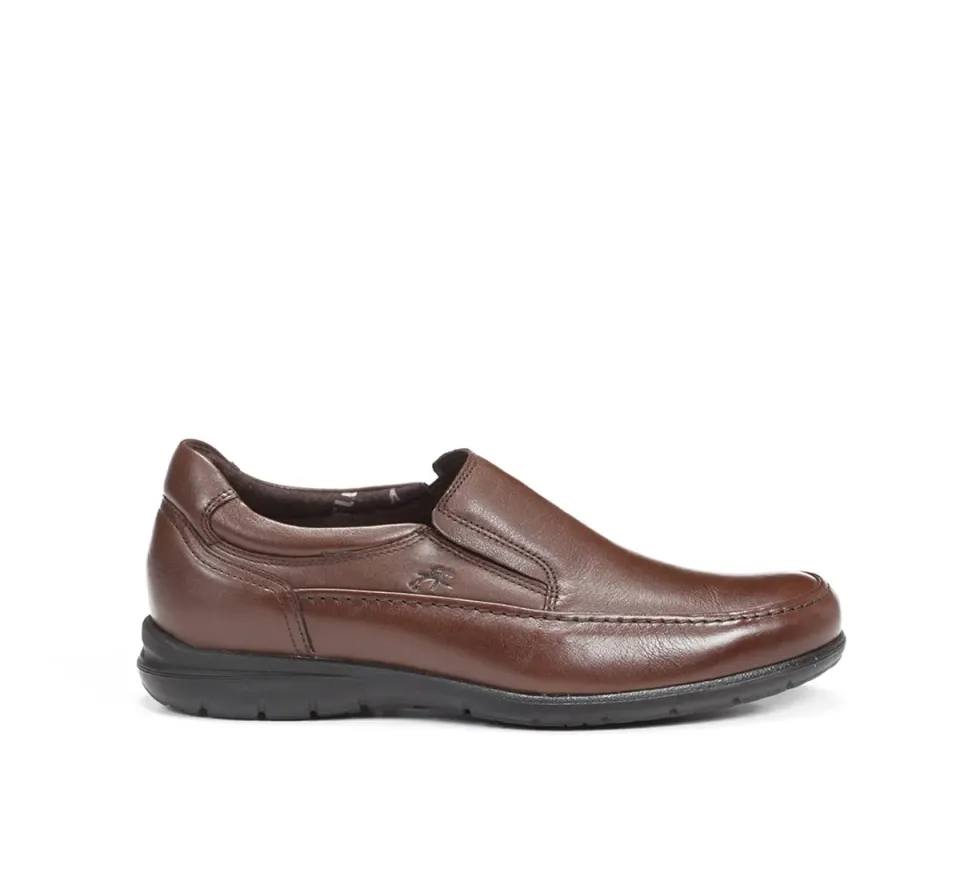 Fluchos Luca 8499 slip on marroni uomo pelle