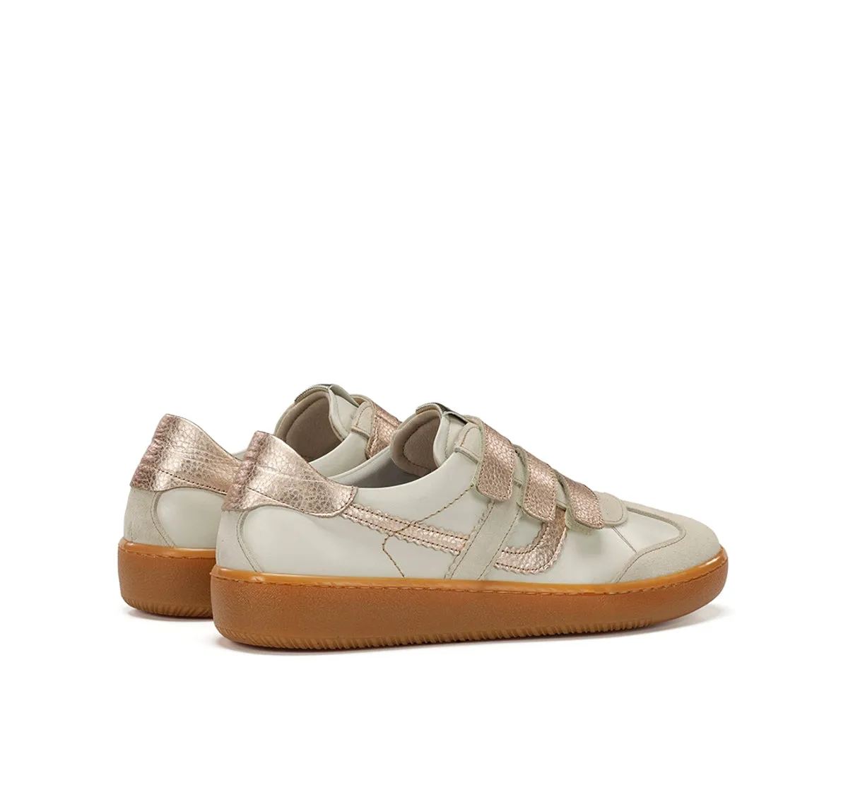 Fluchos Lynn D9610 sneakers donna taupe lacci